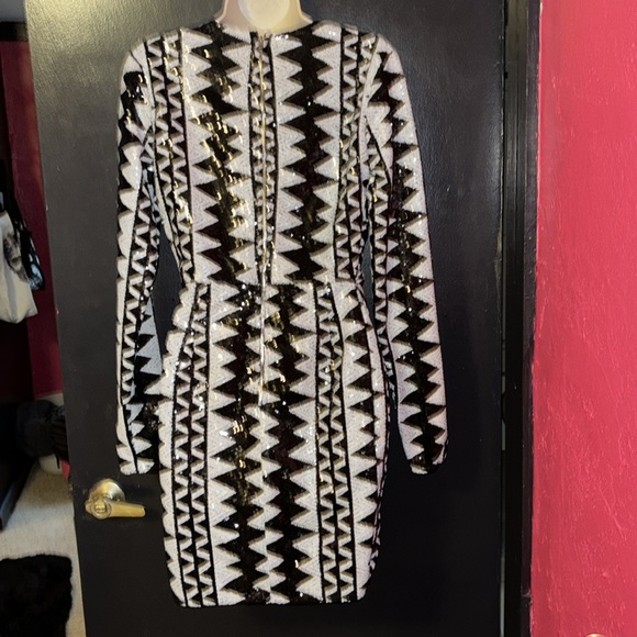 From Hot Miami Styles. Baddie sequined mini party cocktail dress. Size large - Picture 7 of 14